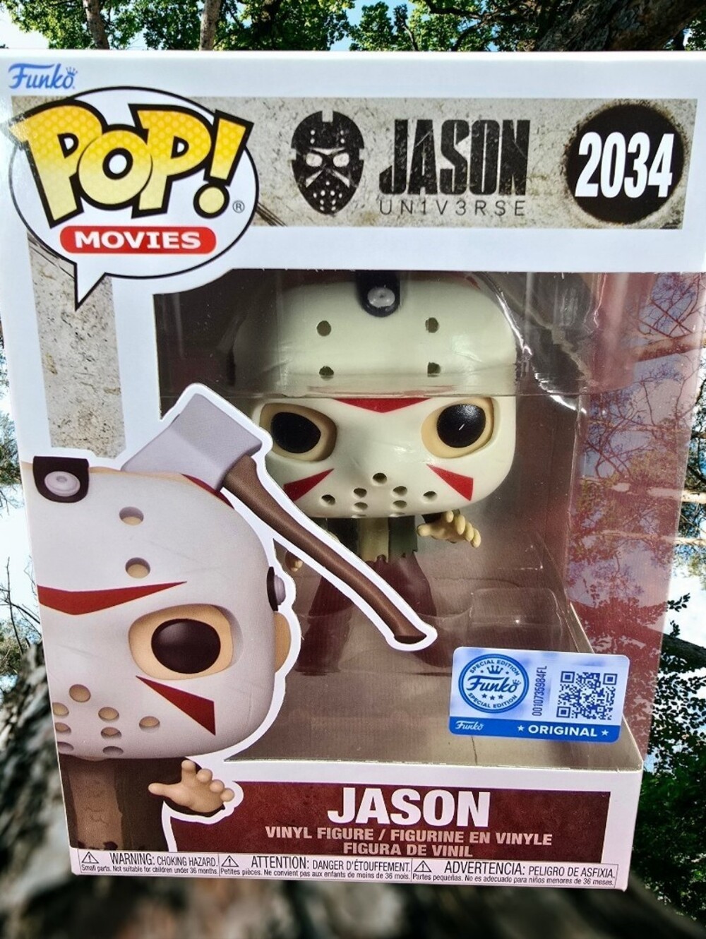Funko Pop! Vinyl: Jason # 2034 (Nib) With Pop Protector